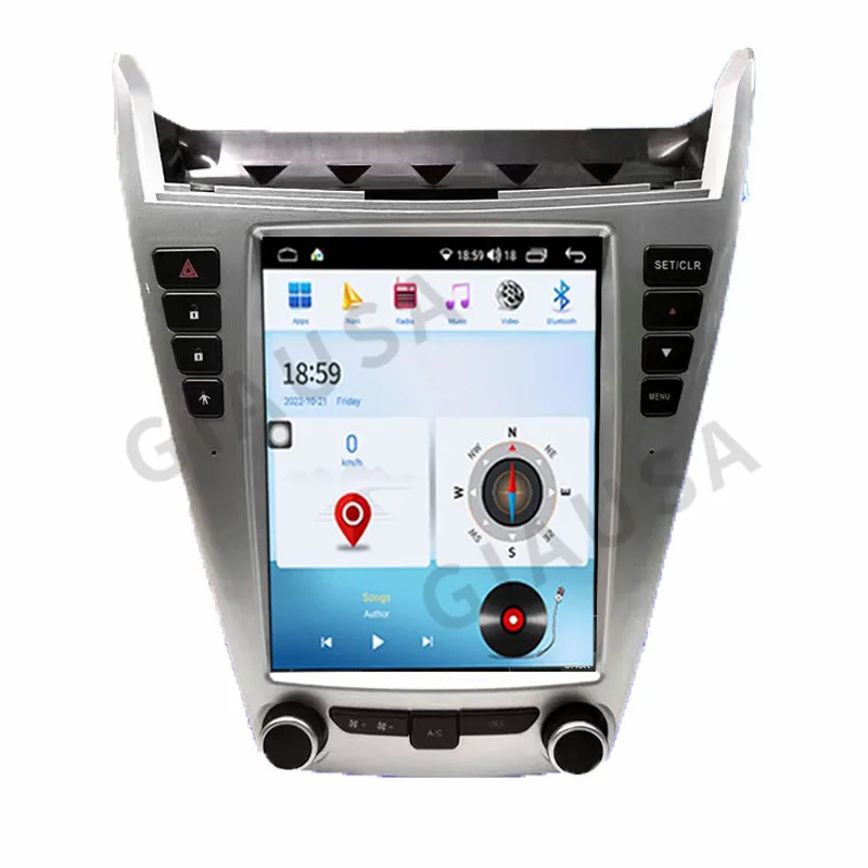 9.7 "Android13 Tesla Stijl Auto Video Speler CarPlay Voor Chevrolet Equinox Explorer 2010-2016 Autoradio GPS navigatie Head Unit