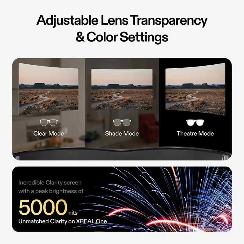 KDBAO ONE AR Smart Glasses 147-inch Screen 1080P 120Hz 32:9 Wide-Angle Display Stereo 50 FoV Gaming Viewing Device