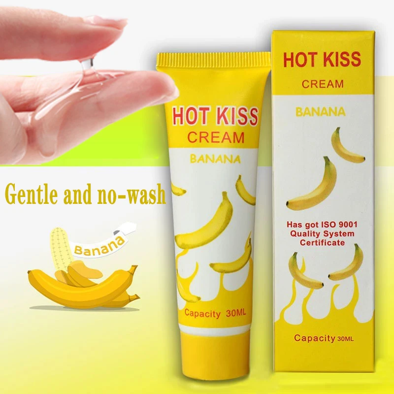 Fruity lubricant banana Water-soluble human lubricant 30ml Masturbating Anal Vaginal libido lube Silky Smooth Sex Lubricant