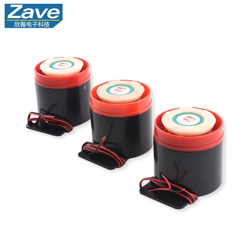 High-Decibel Alarm SFB-55 (DC6-12V) - Buzzer/Audible Indicator with Optional Voltages 12V/24V/220V, Anti-Theft Device