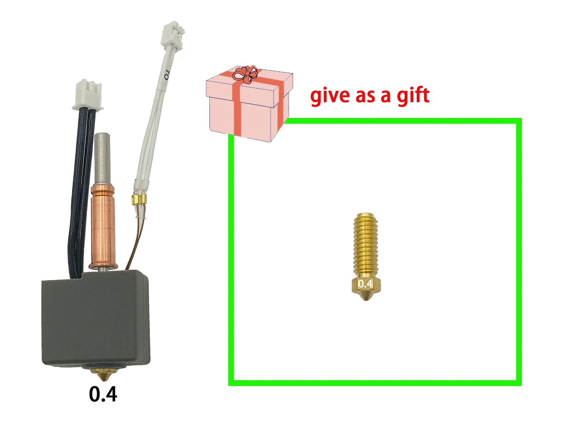 Для Anycubic Kobra 3 Combo Hotend с насадкой для терморазрыва, термистор, блок нагревателя горла для печатающей головки Anycubic Kobra3, горячий конец Для Anycubic Kobra 3 Combo Hotend с насадкой для терморазрыва, термистор, блок нагревателя горла для печатающей головки Anycubic Kobra3, горячий конец