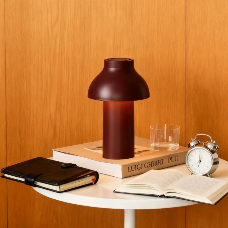Nordic Middle Ancient Table Lamp Homestay Atmosphere Parlour Sofa Bedroom Bedside Study Children's Room LED Mushroom Desk Lights