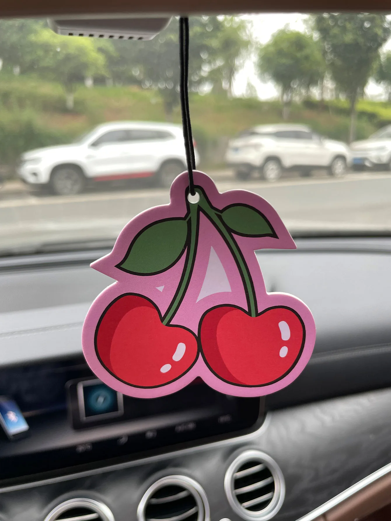 أقراص عطر السيارة الوردية الحلوة الكرز فريزيا برائحة الكمثرى البريطانية، عطر السيارة المستورد، معطّر الهواء الطبيعي، أقراص الرؤية الخلفية للسيارة، إزالة الروائح الكريهة للجنسين، عطر طبيعي مخصص لخزانة الملابس الفاخرة، عطر فئة الخمس نجوم للفندق #4