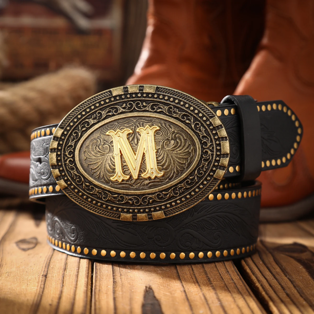 Ein lässiger Retro-Gürtel im Western-Stil für Herren und Damen! PU-Ledergürtel mit Metallschnalle, geeignet für den täglichen Arbeitsgebrauch – Detail 16