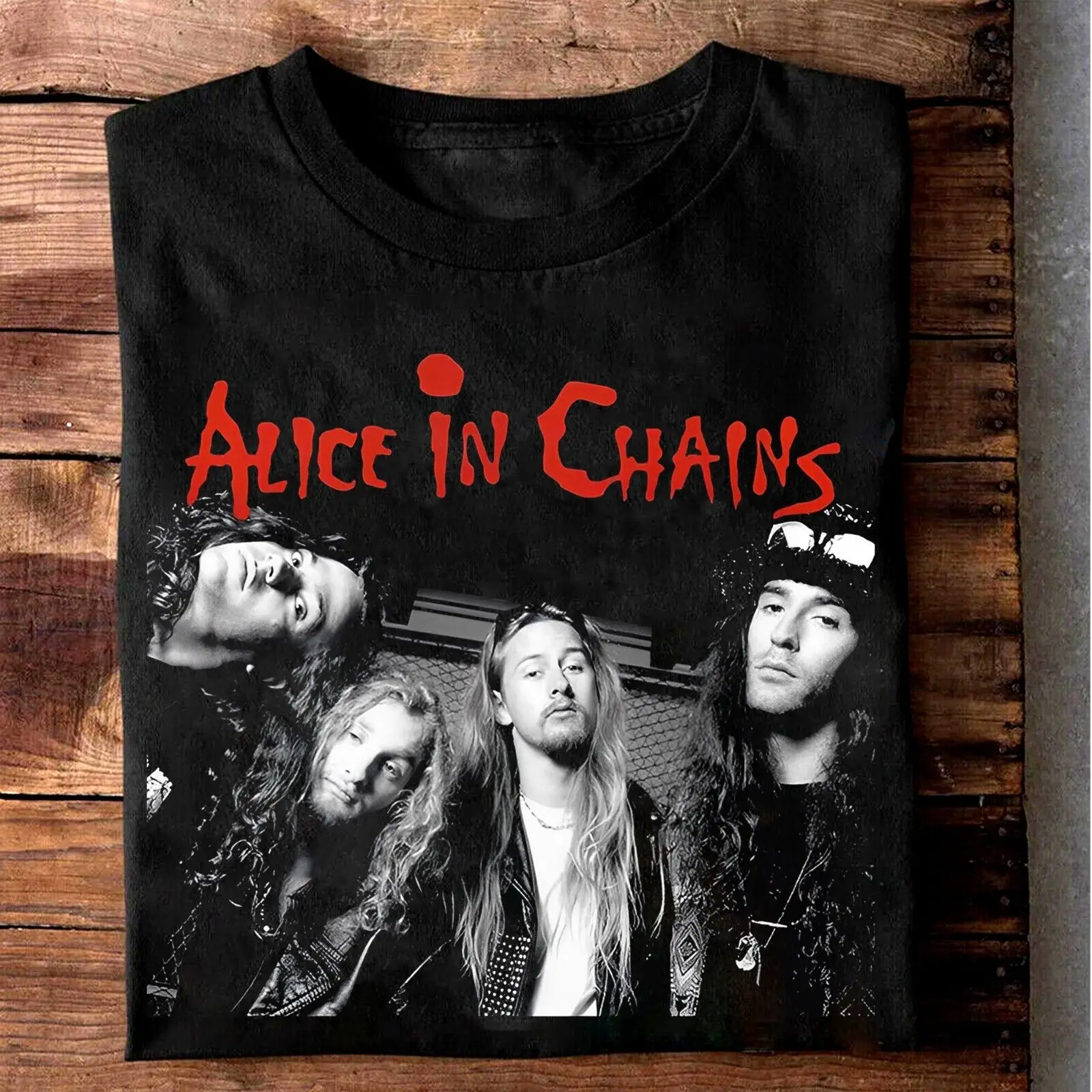 Classic Alice In Chains Band Shirt New Popular Men S-5XL Tee 4D412