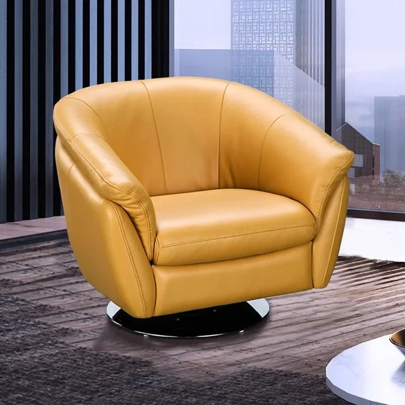 Modern simple rotating small apartment living room designer lazy fashion creative small sofa