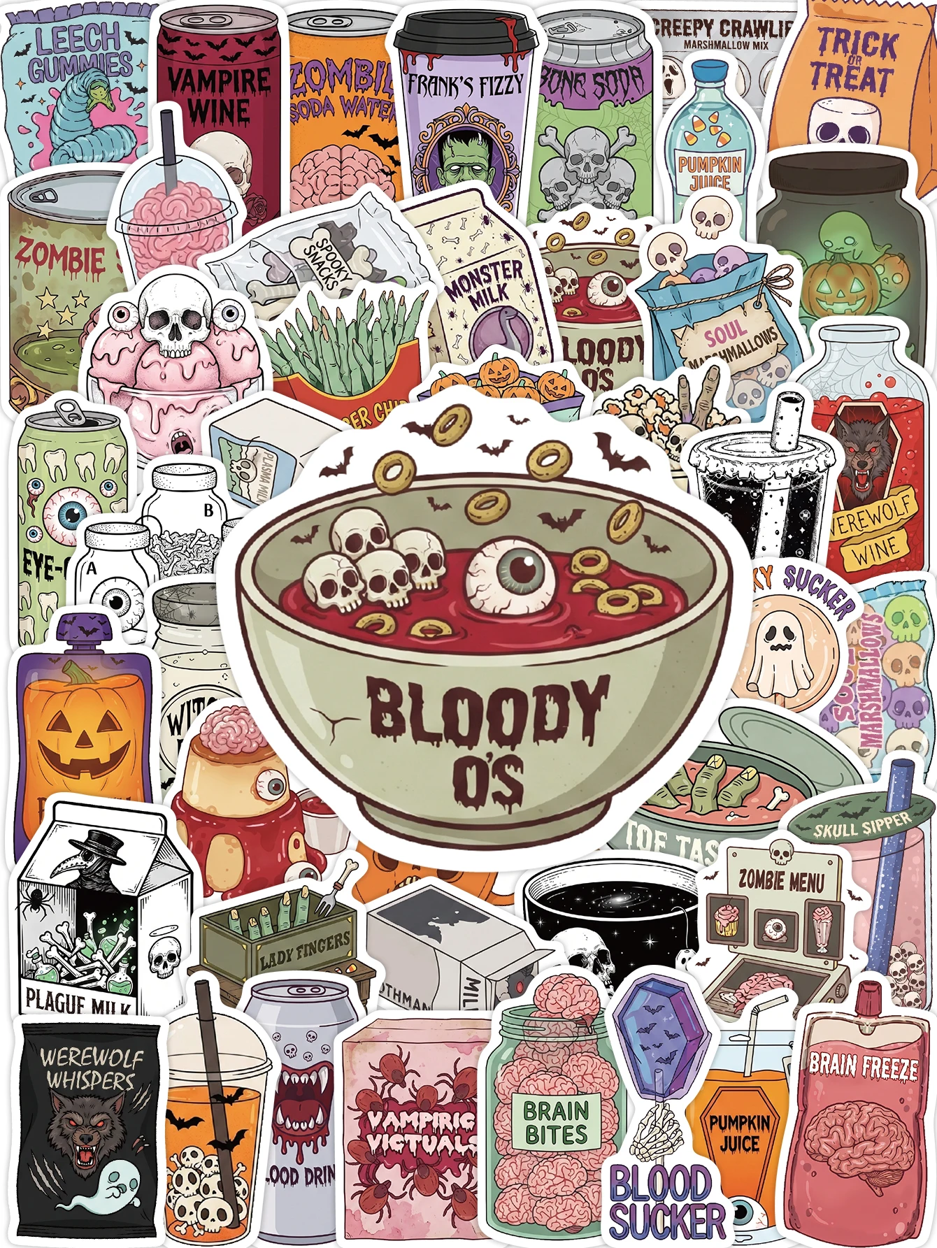 Zombie Snacks - 50 stuks Halloween Spooky Weird Food
