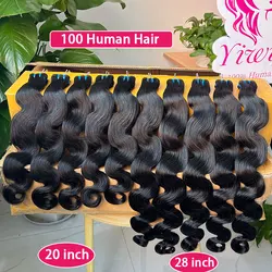 Yiwigs 18A Grade Body Wave 100% Raw Virgin Human Hair Bundles Unprocessed Vietnamese Hair Weave Extensions For Women