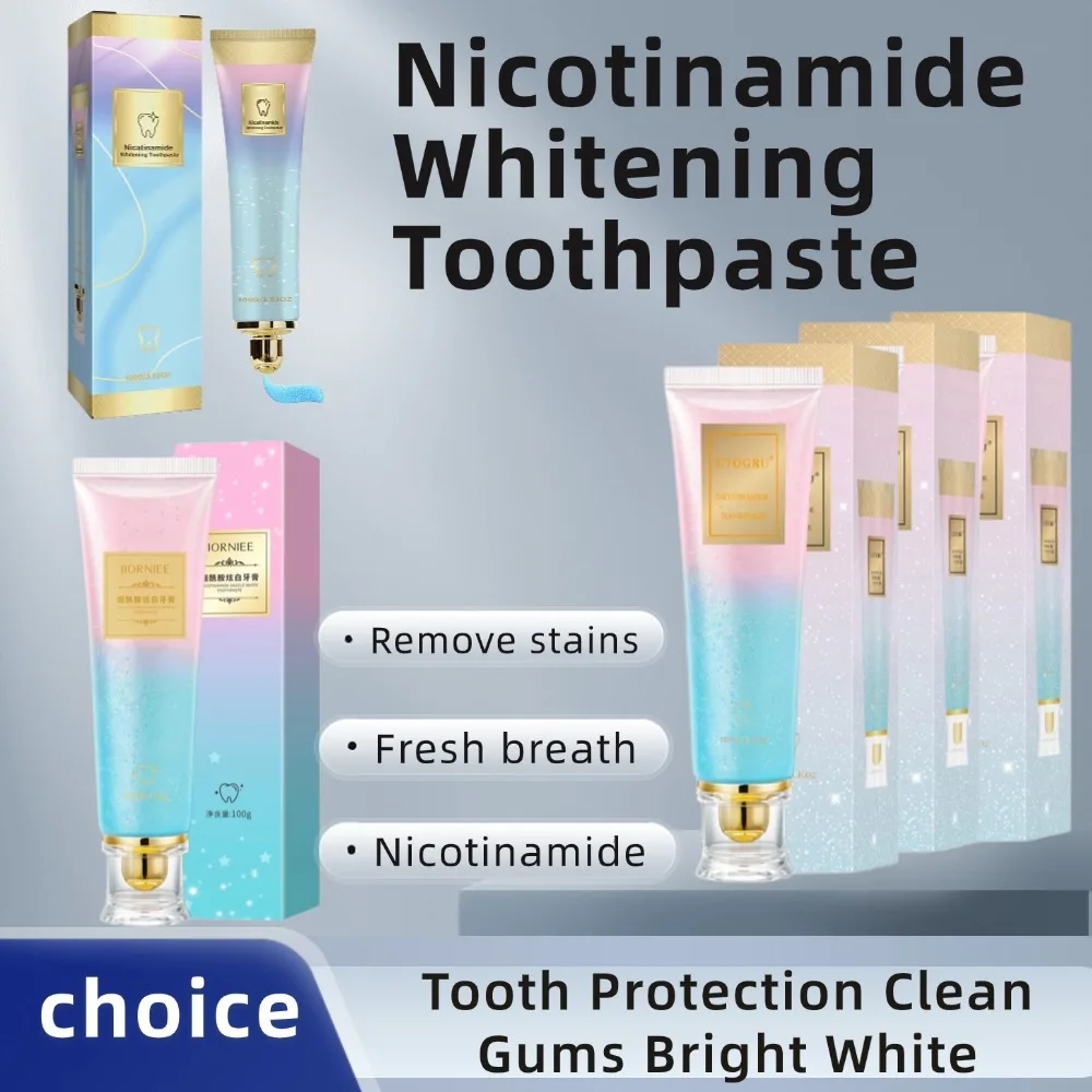 

Probiotics Nicotinamide whitening toothpaste Tooth protection Clean gums Oral Care Fresh breath Reduces Plaque Toothpaste
