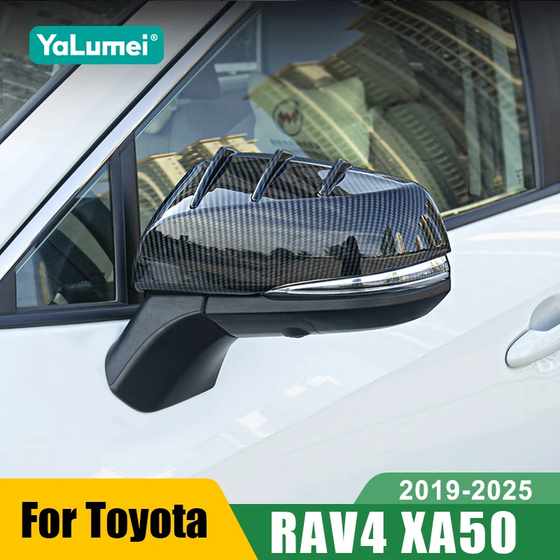 Für Toyota RAV4 XA50 2019 2020 2021 2022 2023 2024 2025 RAV 4 Hybrid Auto-Seitenrückspiegelkappe Abdeckung Verkleidung Zubehör