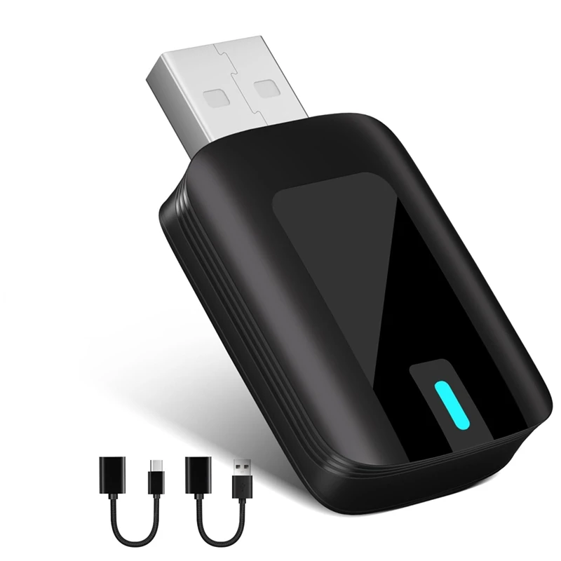 

ABAC-2 In 1 Wireless Carplay Adapter, Convert Wired To Wireless Carplay/Android Auto, Stable Connection For Cars 2016+