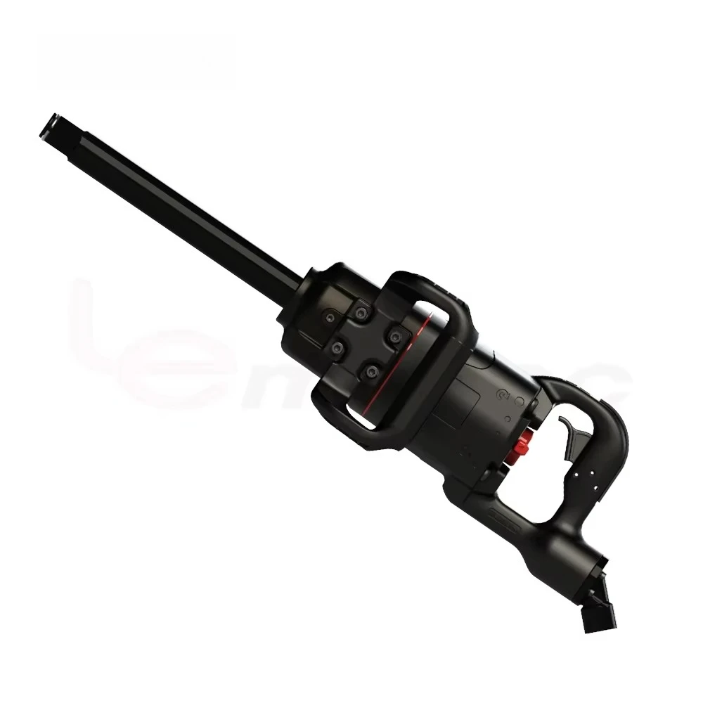 

Heavy 1" Triple Hammer Clutch Pneumatic Impact Wrench 6" Extended Anvil 4.6kg Lightweight High Torque 1600 Ft-lb Magnesium