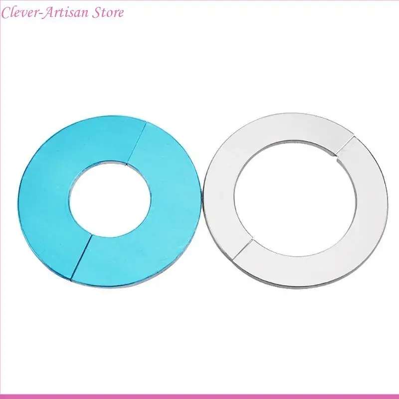 E06B สแตนเลสผนังแยกหน้าแปลน Snap-on Faucet Cover สำหรับห้องน้ำ