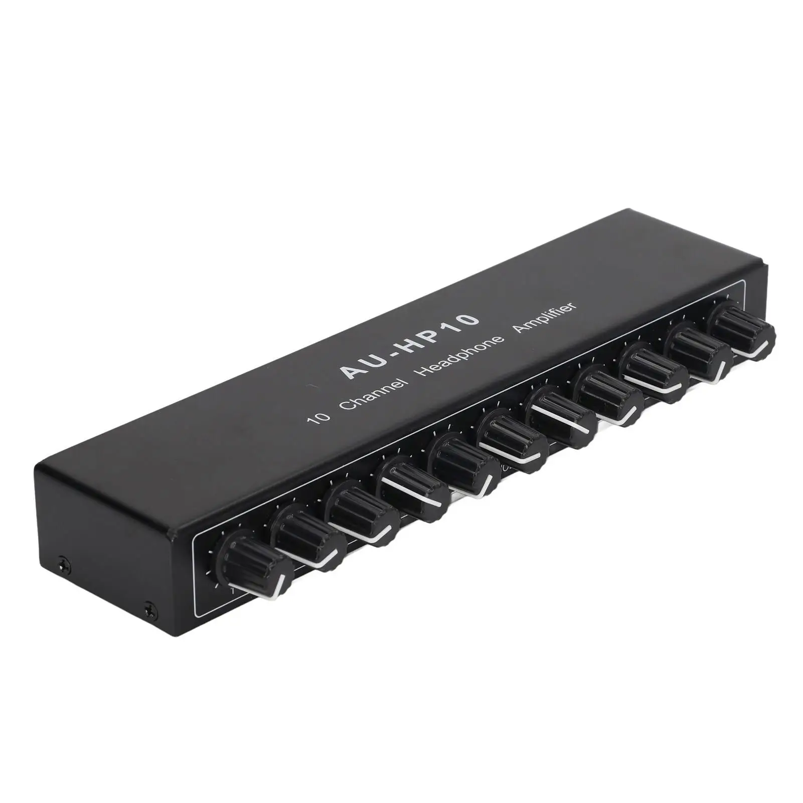 10 Channel Headphone Amplifier with Independent Control for Stage & Studio Sound Enhancement