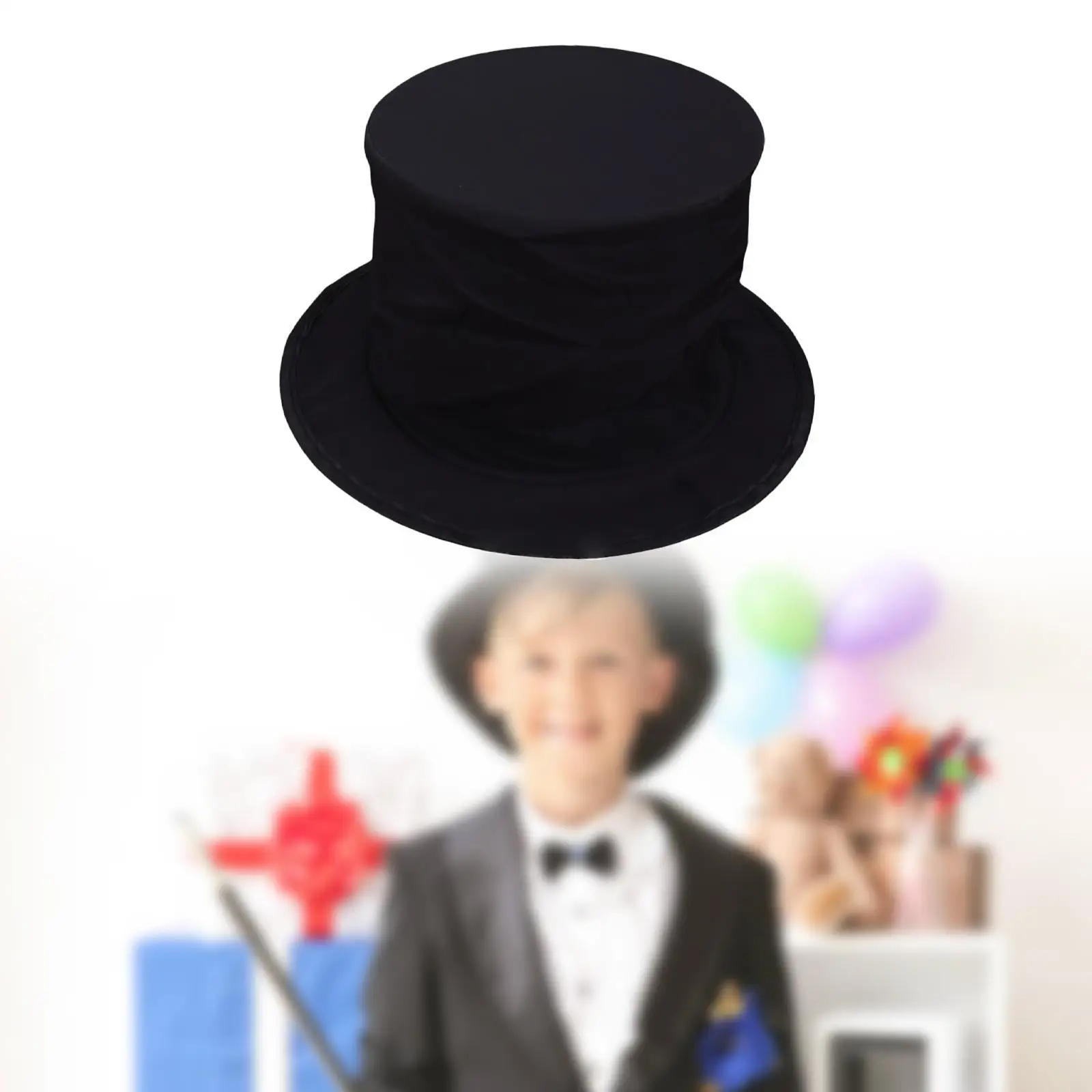 Magician Top Hat Spring Hat Props Essential Supplies Costume Magician Props Magical Tricks for Stage Talent Shows