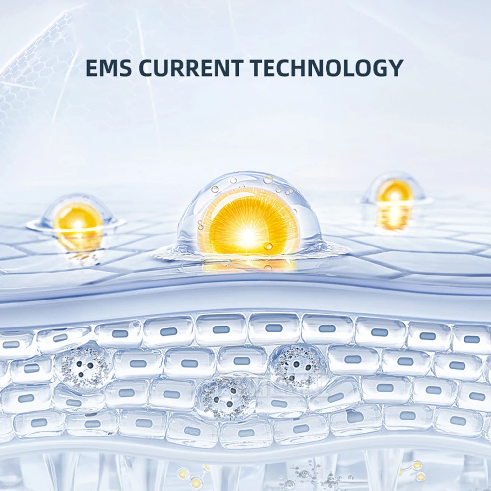 

Бытовой микротоковый фотонный омоложение, косметический инструмент, красный, синий свет, температура, индукция