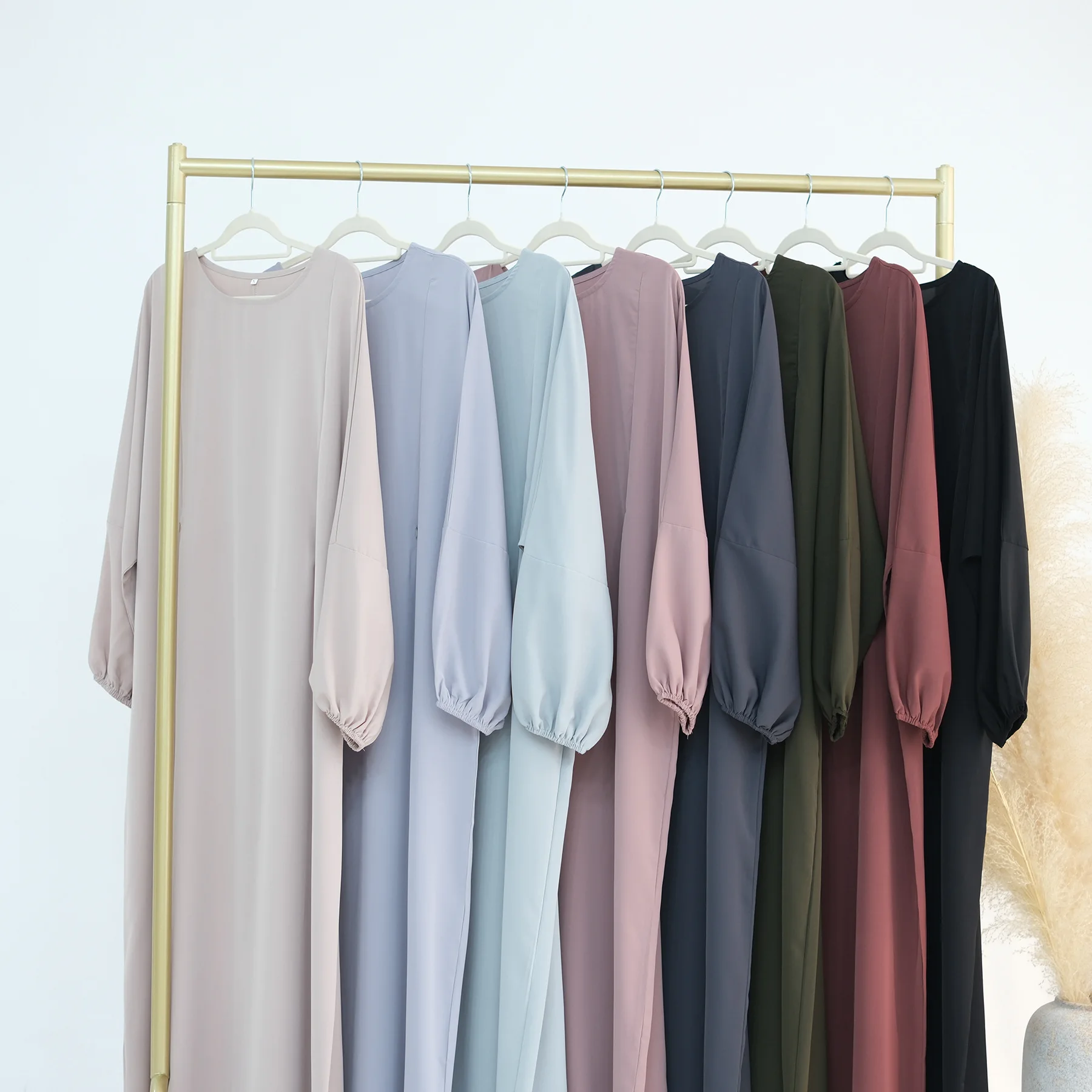 Muslim Fashion Abaya Dubai Breast Feeding Dress Islamic Abaya Turkish Arab Solid Robe Abaya Women Muslim Party Dresses Abayas