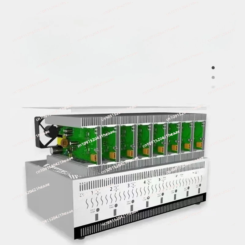Suitable for 8-way 10A Ni-MH lithium battery charge and discharge capacity test and balance repair instrument D2010