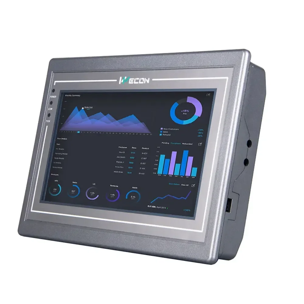 Wecon 10 Inch 100% New HMI with Ethernet PI3102ie PI3102i PI3102i 2S A Human Machine Interface Industrial Display Screen