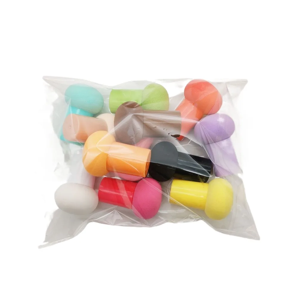 6pcs Colorful Stencil Brush Set with Handles Ink Applicator Wet Dry Gourd Sponge DIY Arts Crafts Card Making Tool