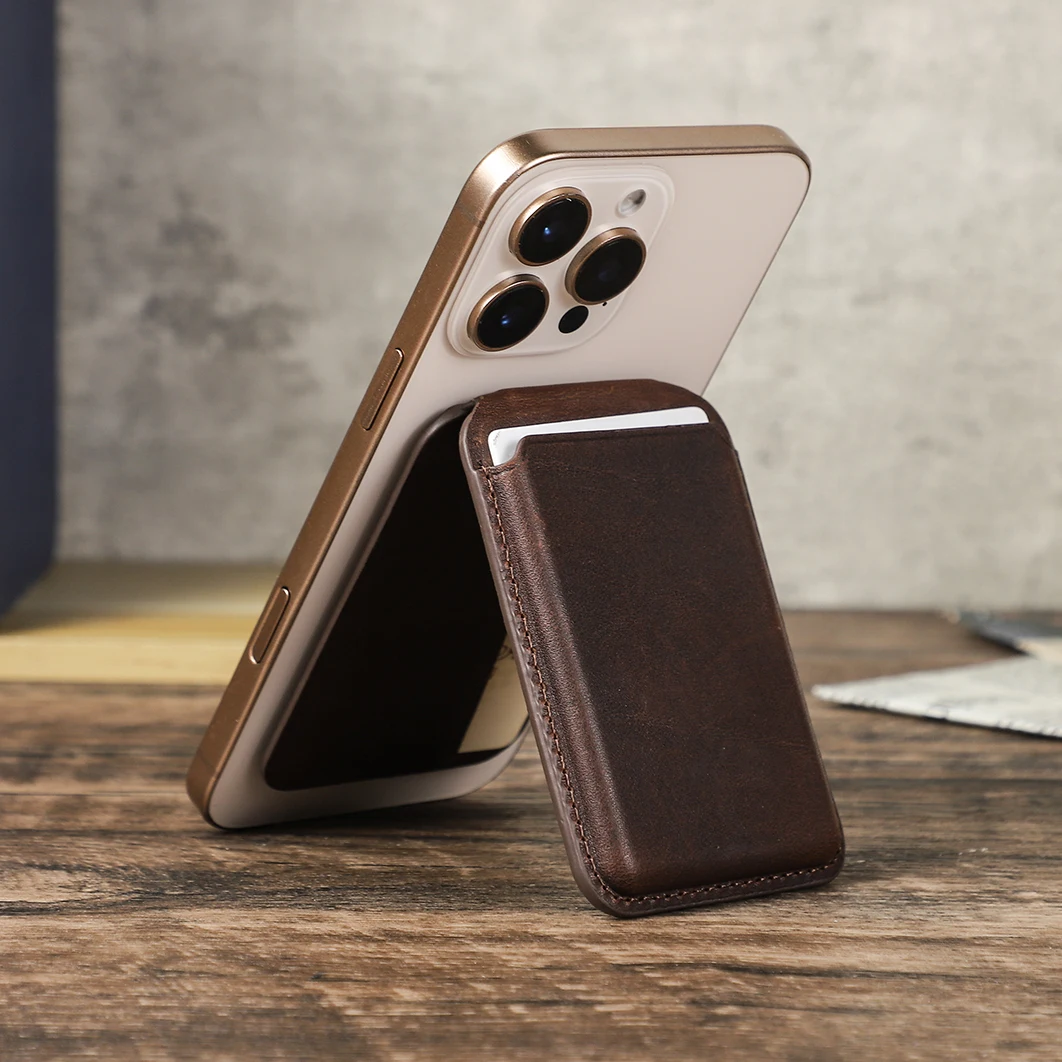 

Contacts Family Luxury Magsafe Magnetic Flash Wallet Holder Stand For iPhone 11 12 13 14 15 16 Pro Max Desk iPhone Holder