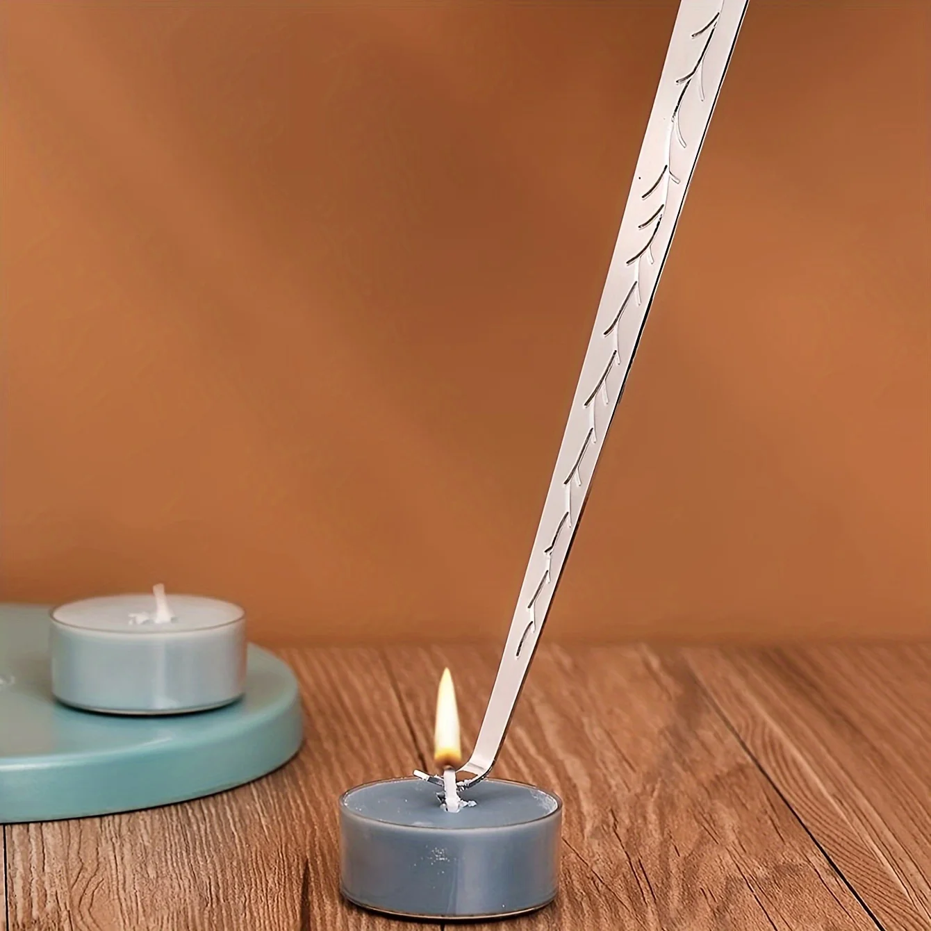 1 Stück-Haushalt Edelstahl Kerzen haken Duft kerze Docht Einstell haken Kerzen löscher Werkzeug