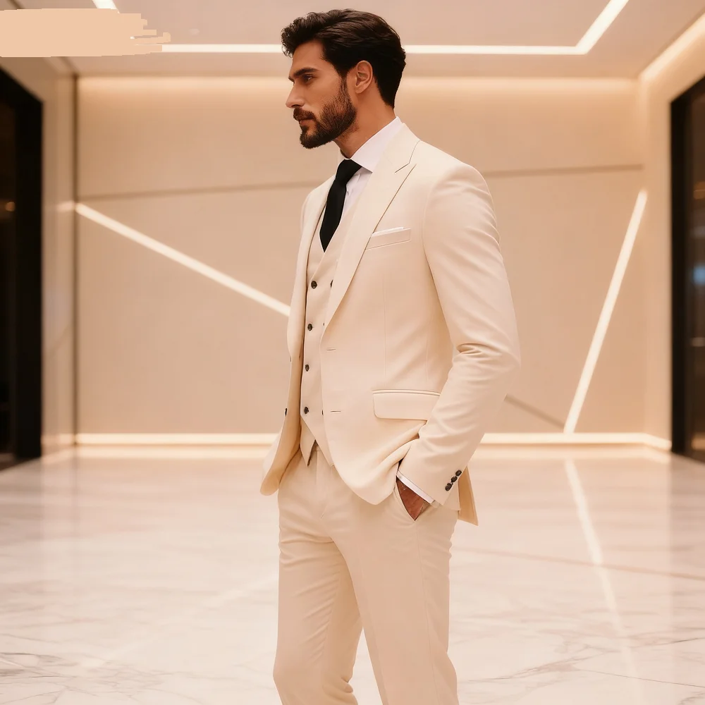 

Crafted from premium COTTON, this suit offers comfort and durability, perfect for daily wear or special occasions.