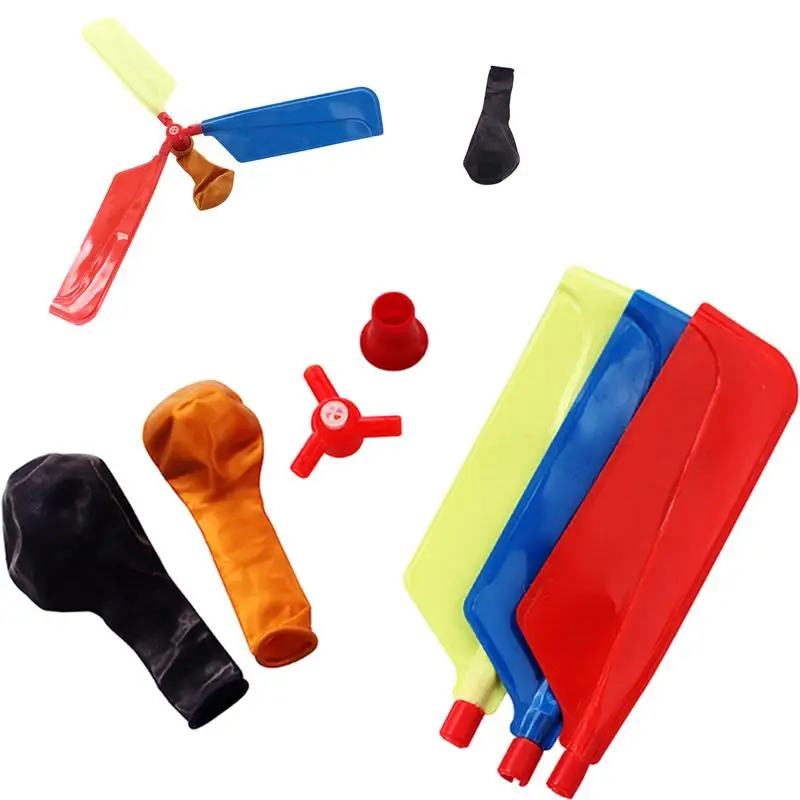 Flying Toys Balloon Helicopter Easy To Set-Up Party Favor Stocking Stuffers Outdoor Sports Toy For Boys Girls Teens Kids
