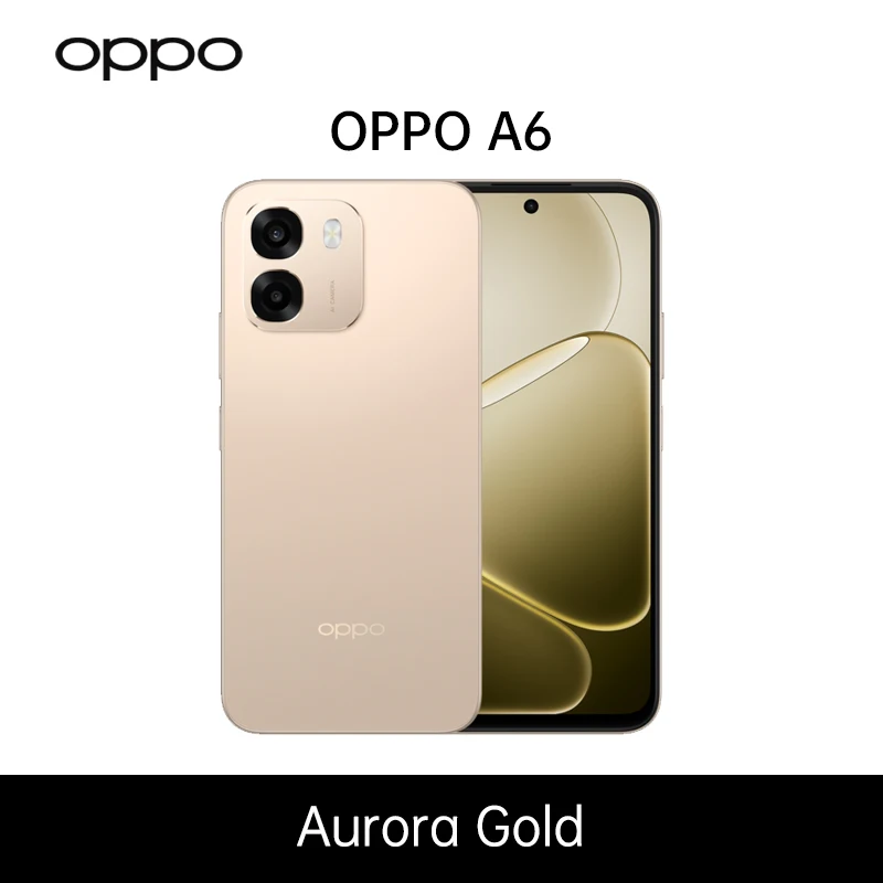 EU-versie OPPO A6 5G, smartphone met 6 GB + 256 GB, 6550 mAh + 45 W SUPERVOOC, IP69, 120 Hz, 50 MP hoofdcamera