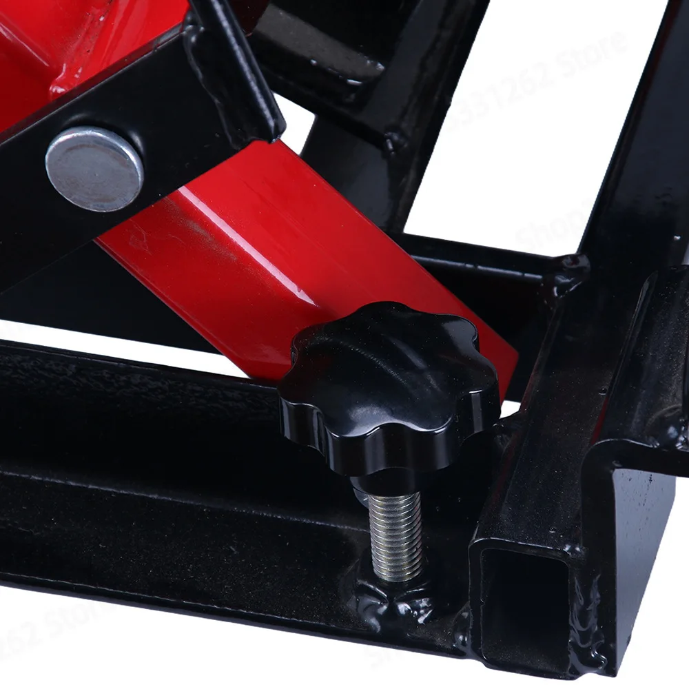 Heavy Duty Motorcycle Hydraulic Lift, Scissor Jack Stand Table for Garage view 5