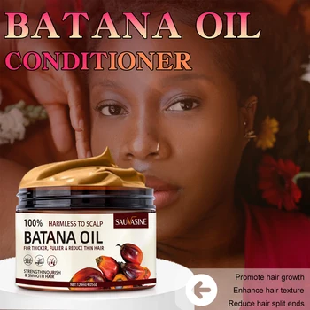 Huile de Batana brute pour la croissance des cheveux, 100% huile de Batana Pure et naturelle pour traiter la perte de cheveux, traitement Anti-casse