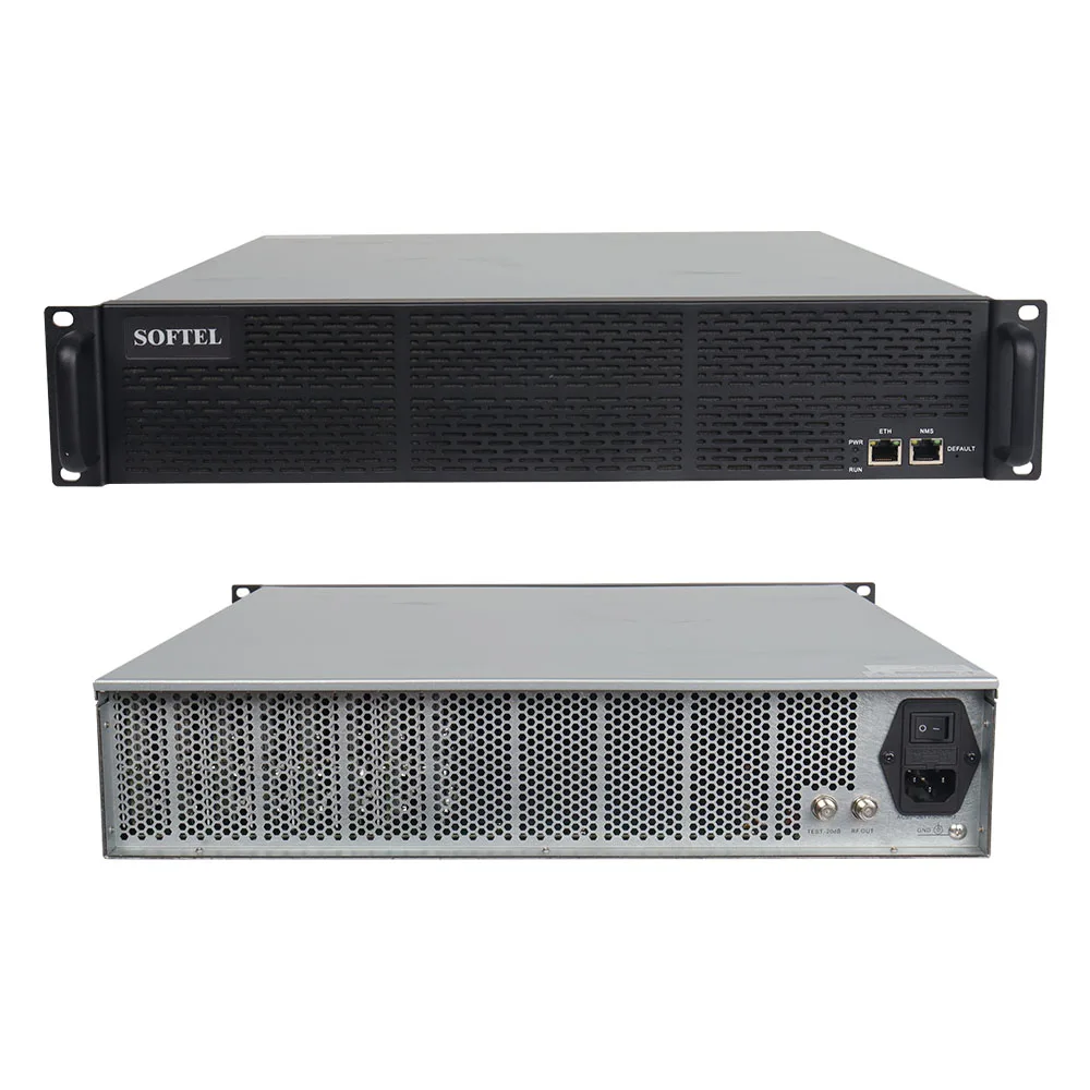 Modulador De IP a CATV De 32 RF Modulador NTSC PAL BG/DI/DK 32/48/64 IP zu Analog Modulator