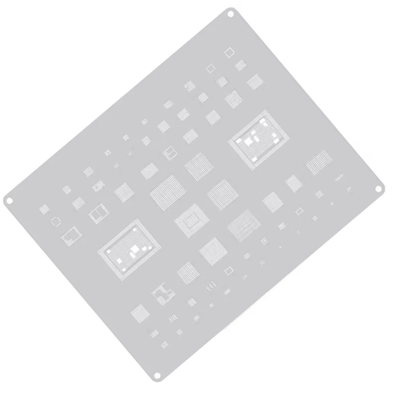 

ABDJ-BGA трафарет для реболлинга для Iphone 15, материнская плата, процессор, IC, жестяной шаблон для посадки, стальная сетка