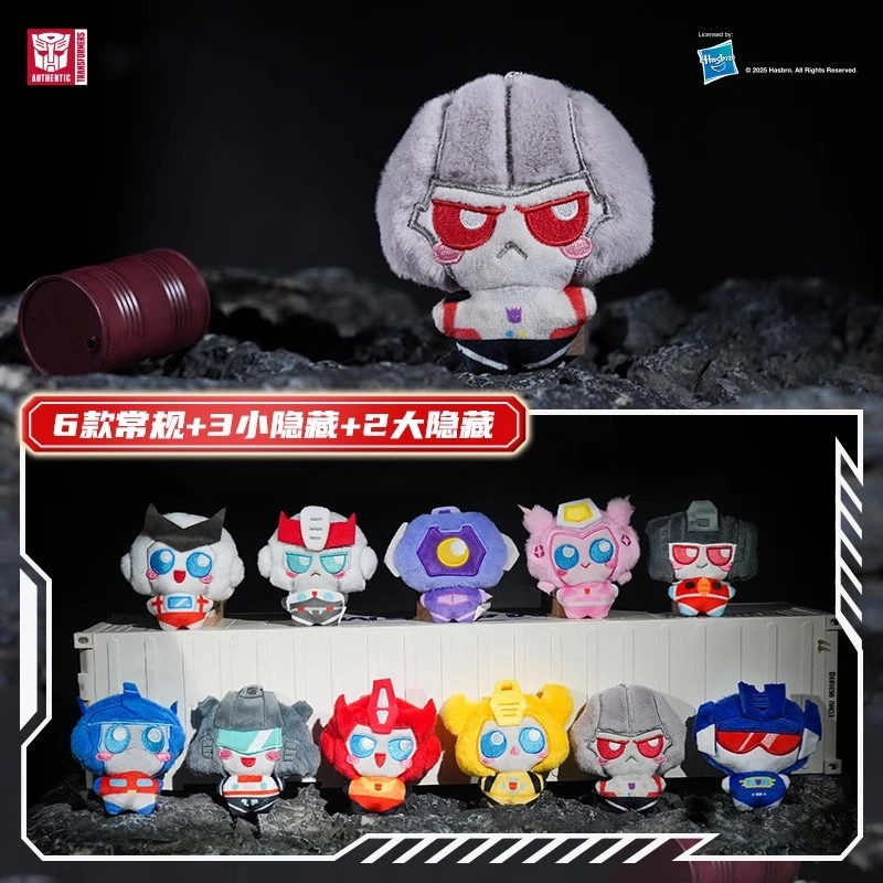 Kawaii Transformers Hobby Optimus Prime Megatron Shockwave Cartoon Mini Series Blind Box Portachiavi Regalo di compleanno