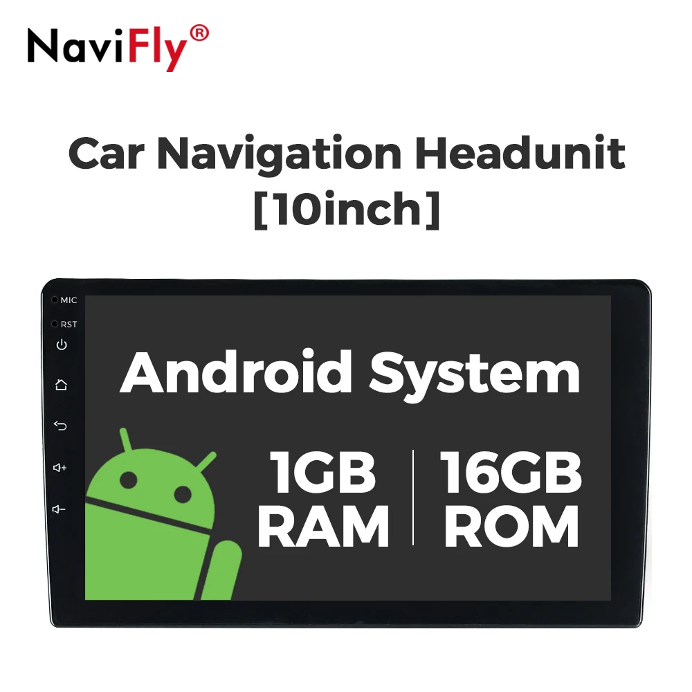 

Navifly 2Din 10" Universal Car smart system Radio stereo Multimedia Video Player wifi Head Unit Touch Screen GPS Navigation