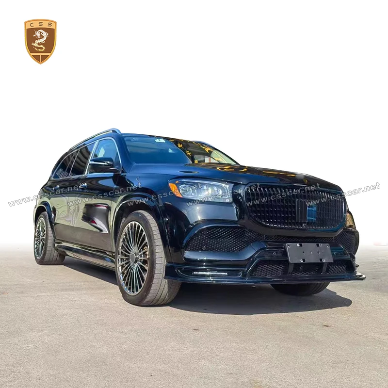 For Mercedes Benz GLS Maybach Upgrade Lart-e Style Body Kits Front Bumper Grille Rear Bumper Tailpipe Car Wheel Archs Trim Kit