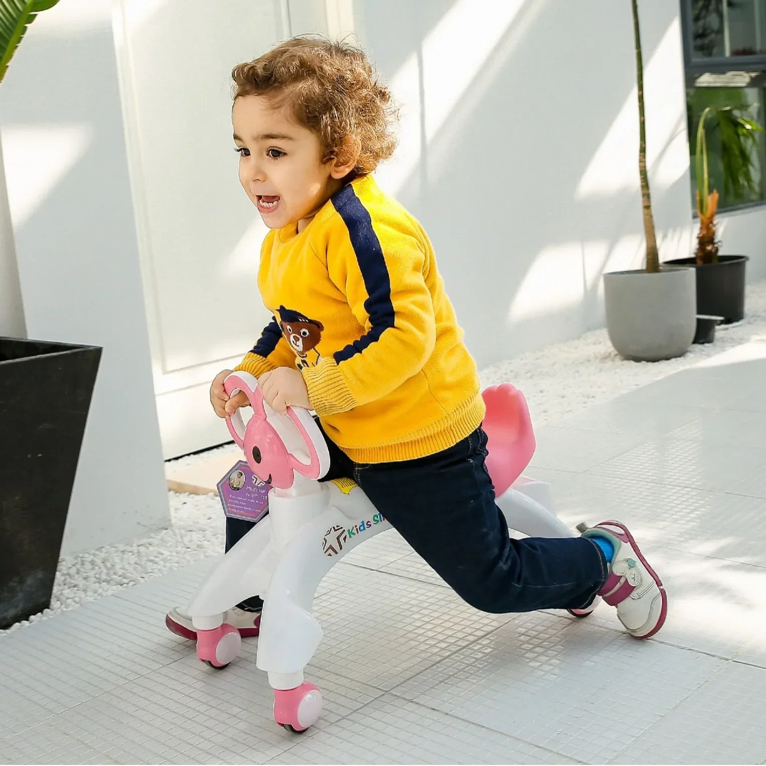 Yo yo torção bicicleta das crianças aprender a andar slide bicicleta novo carrinho de criança mãe e bebê atividade presente