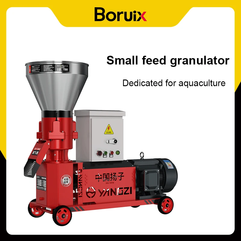 Bruix 55kw 220V 380V 4000kg/h-6000kg/h Pellet Press Animal Feed Wood Mill Biomass Pellet Machine Professional Farming Equipment