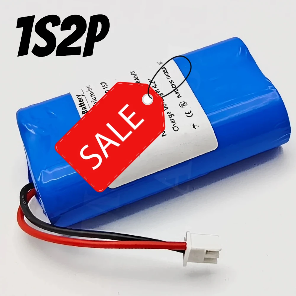 

Резервная батарея для электроинструмента с радиоуправлением 18650, 3,7 В, 7000 мА, литий-ионная аккумуляторная батарея 1S2P