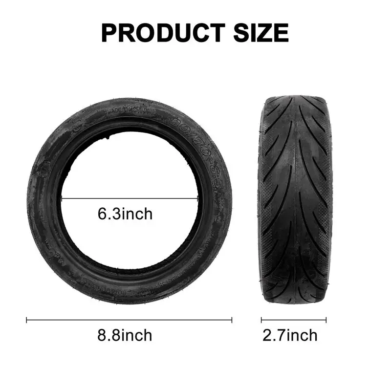 NEW HOT In Stock-60/70-6.5 Scooter Replacement Tires Electric Bike Inflatable Tyre & Inner Tube Tire Set For Maxg30