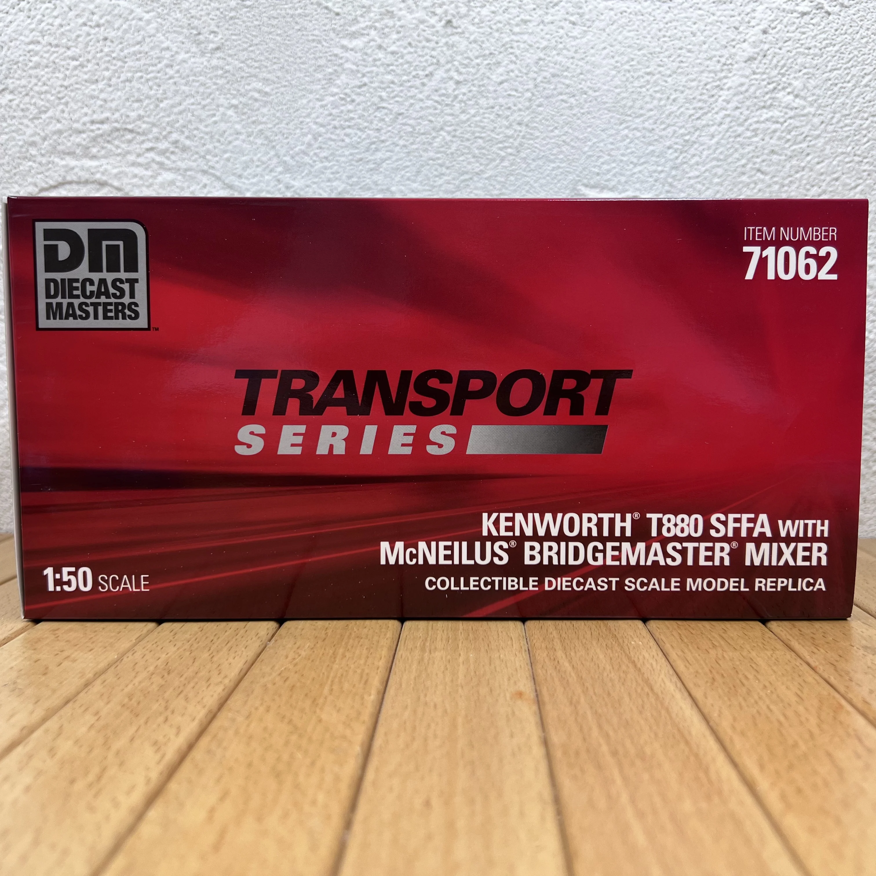 다이캐스트 체중계 켄워스 T880 믹서 트럭 합금 자동차 모델, 수집용 장난감 선물, 기념품 전시 장식품, 1:50