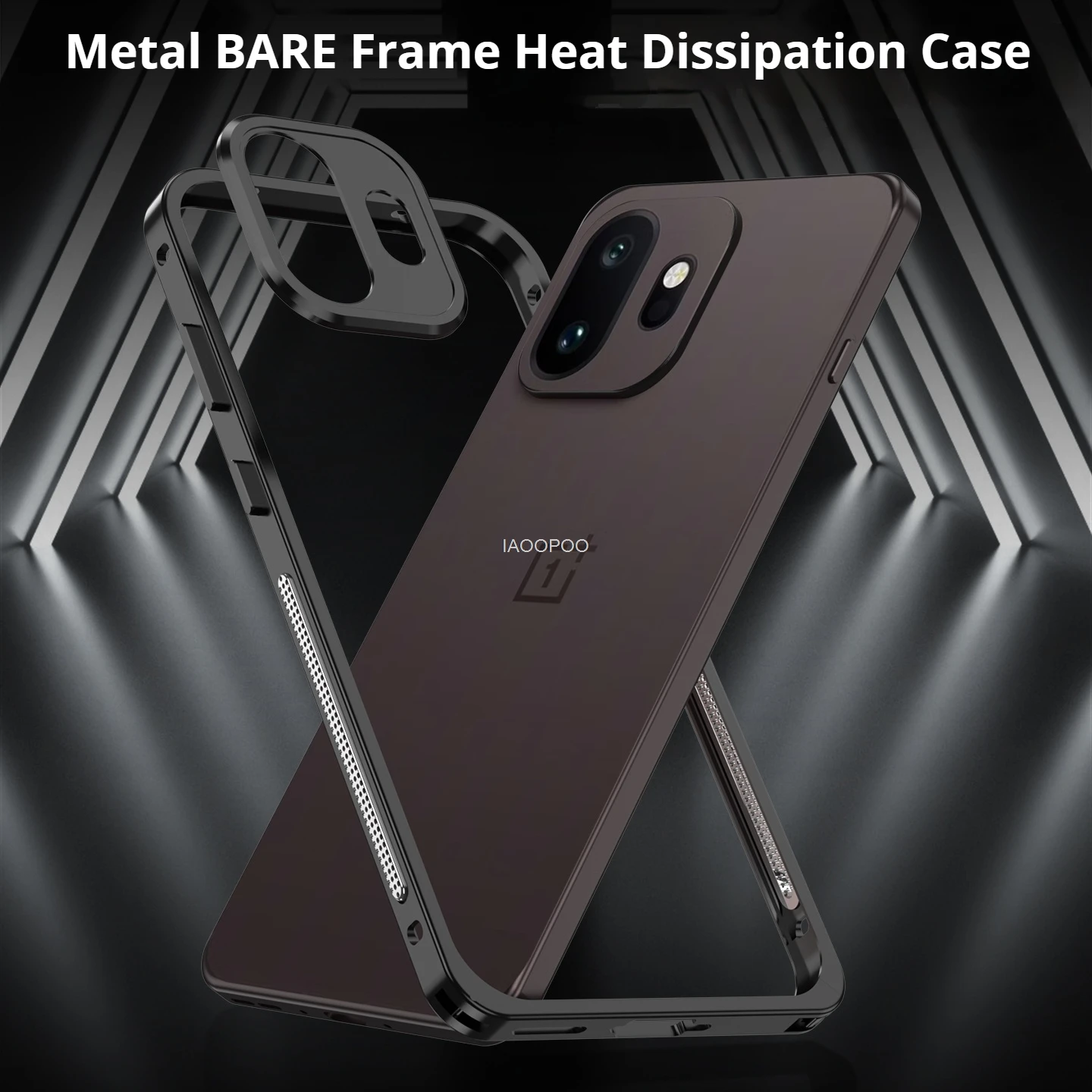 Ultradünnes Aluminiumrahmen-Metall-Bumper-Case für OnePlus 15T 15R 15 13R 13 13T 13S ACE 6 6T Nord5 mit Linsenschutz aus Metall. – Detail 7