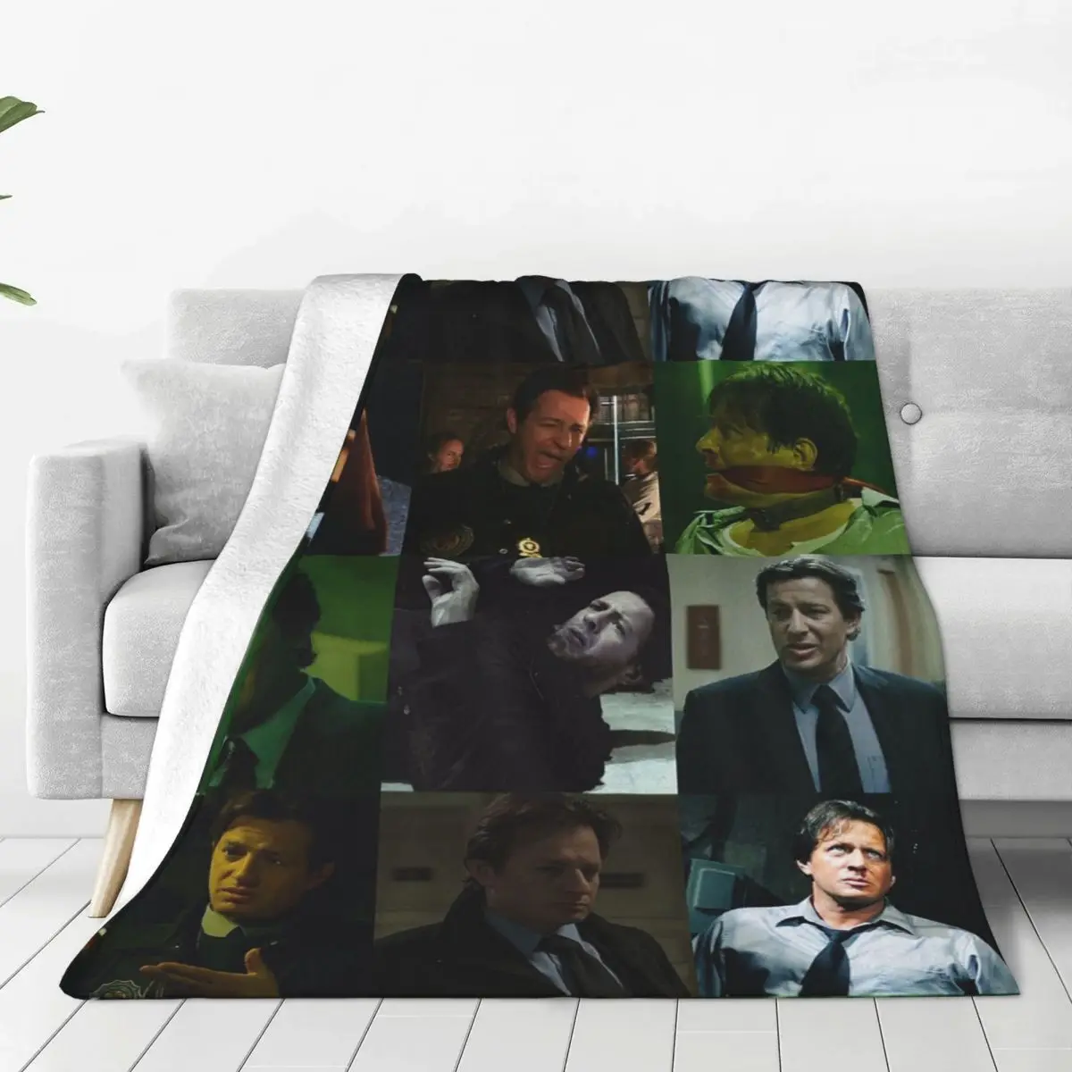 Mark Hoffman (Costas Mandylor) Blankets Fleece Lightweight Sofa Throw Blankets For Couch Bedding Travel Throws Bedspread Quilt