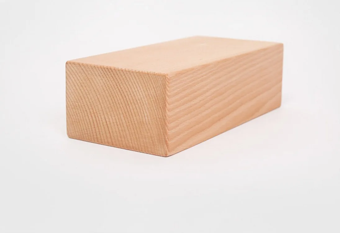 Premium Beech Yoga Block - Yoga Pilates Fitness Equipment