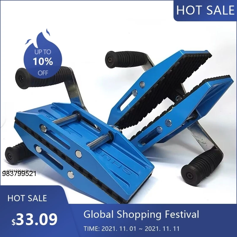 

1217 Rubber Lined Two-Hand Stone Gripper for Handling Large Slab Fixtures Heavy Object Lift for Glass Metal Grani 96