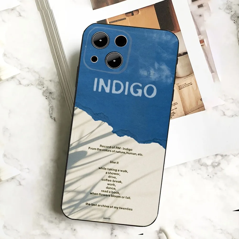 Custodia per telefono RM INDIGO-S per IPHONE 15,13,14,12, Mini,11, Xr, X, XS Pro Max 8, 7 Plus Cover posteriore