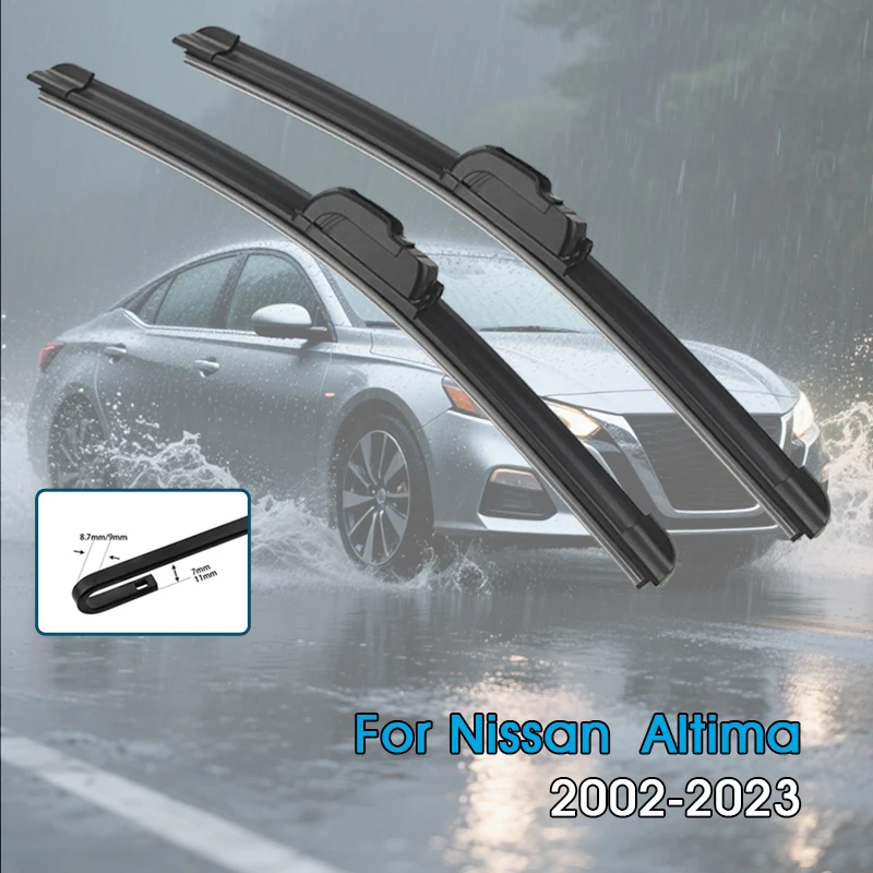 

Car Wiper Blades For Nissan Altima L33 2002-2023 Windshield Windscreen Front Window Blades Car Accessories