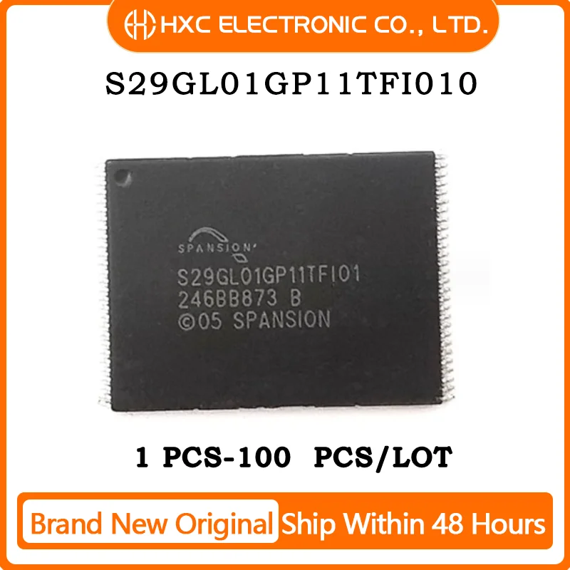 

1PCS/10PCS/50PCS/100PCS S29GL01GP11TFI010 TSOP-56 Brand New Original IC Chip