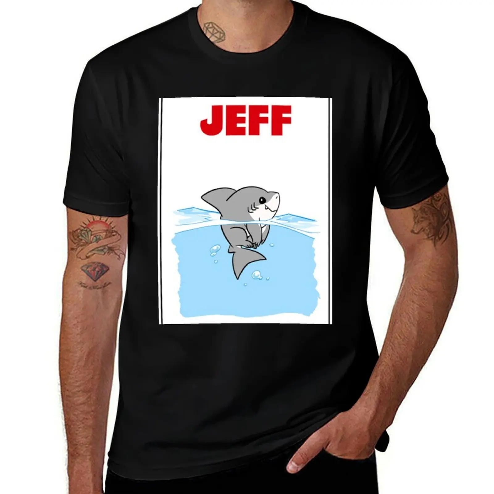 

Jeff The Landshark T-Shirt Durable Work Wear T-Shirt
