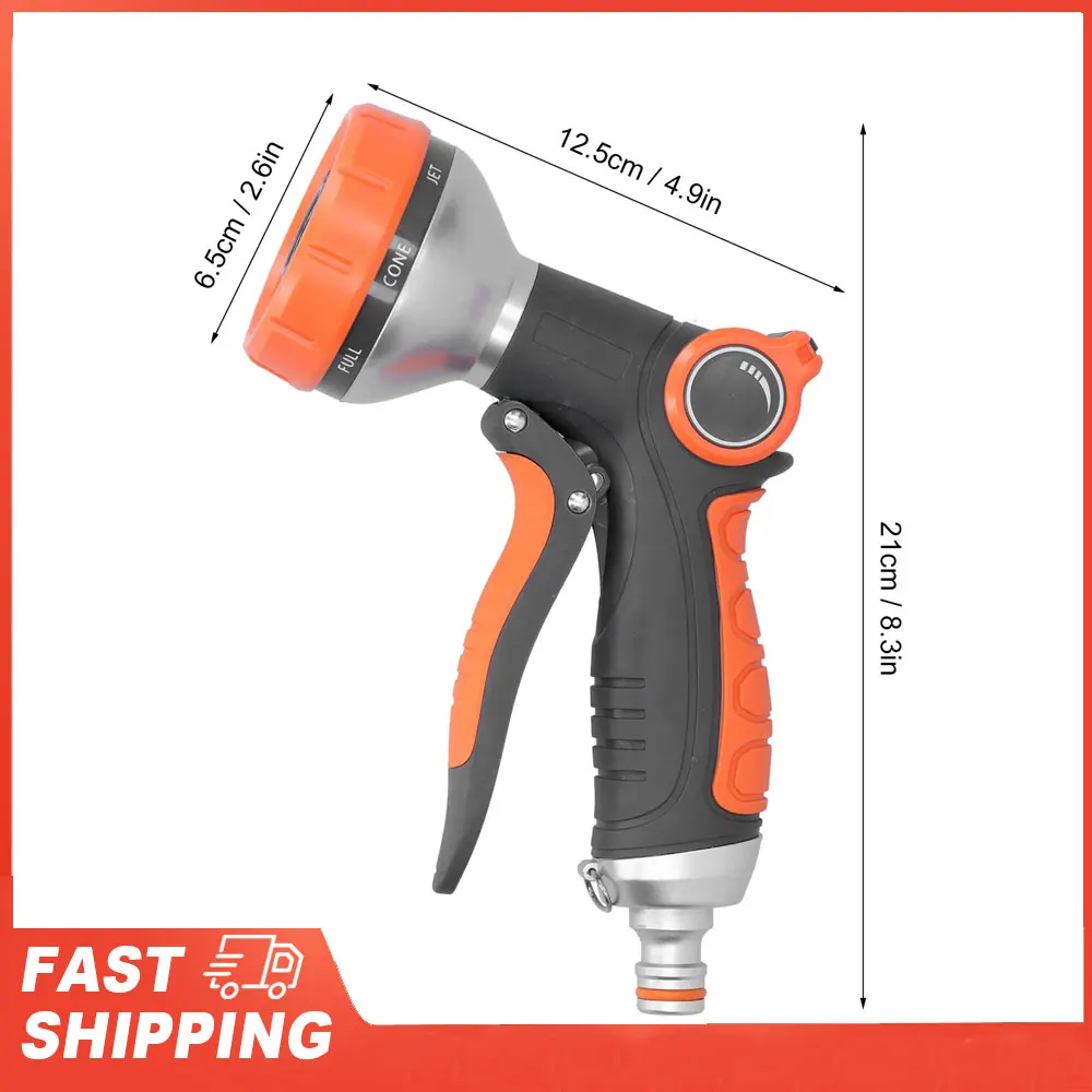 Pulvérisateur d'eau de jardin à haute pression, tuyau de pelouse, buse de pulvérisation d'eau, buse de lavage de voiture, outil de nettoyage d'arrosage